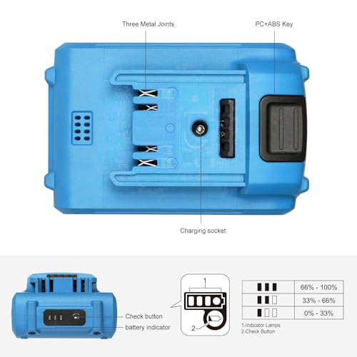 20V 2.0A Battery Pack for Cordless Drills & Power Tools