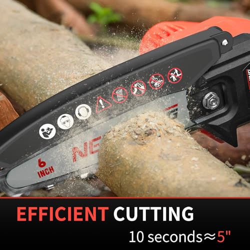 New Huing 21V Cordless Chainsaw for One-Hand Tree Trimming