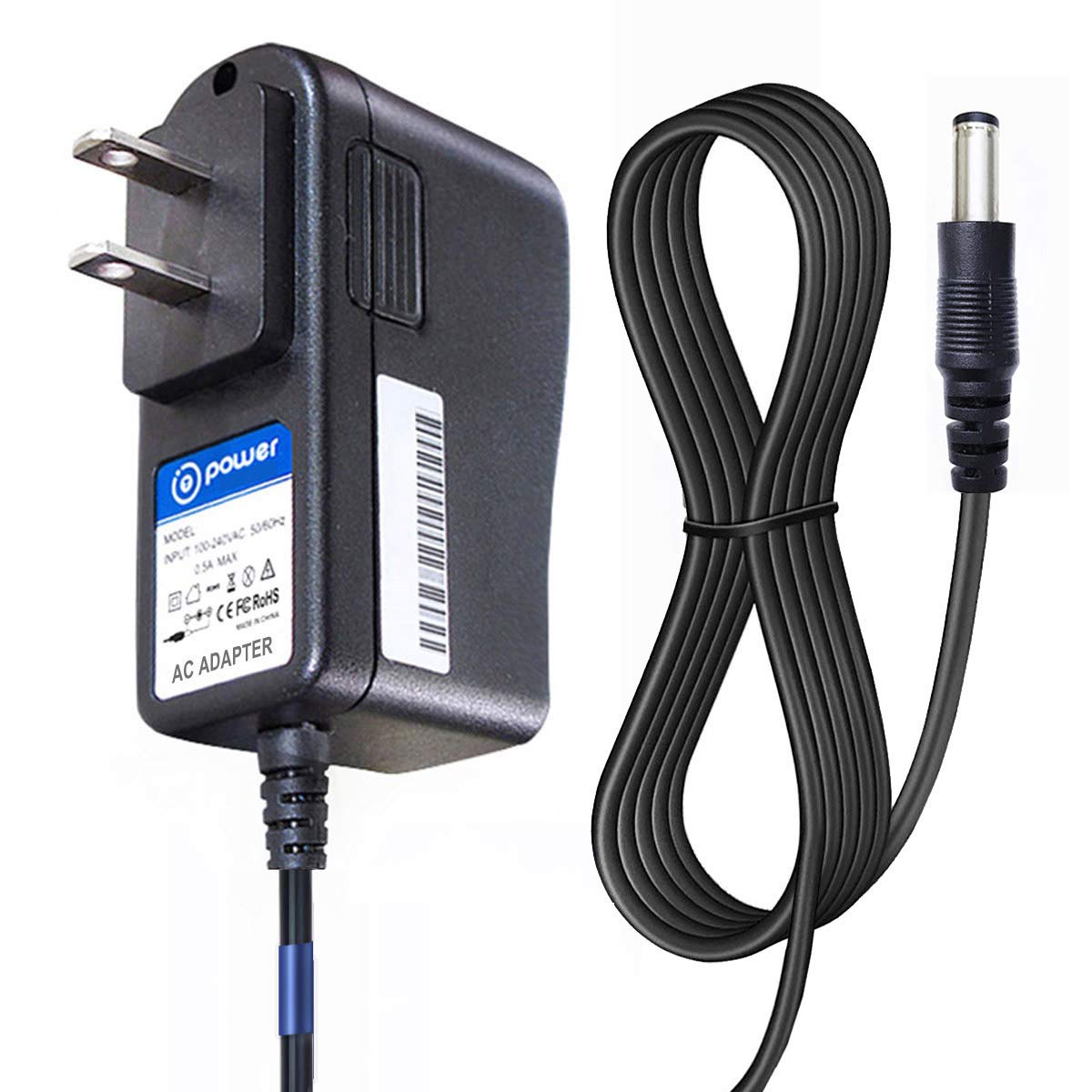 12V Charger for Portable DVD Players - Compatible with RCA, Pyle, DBPOWER