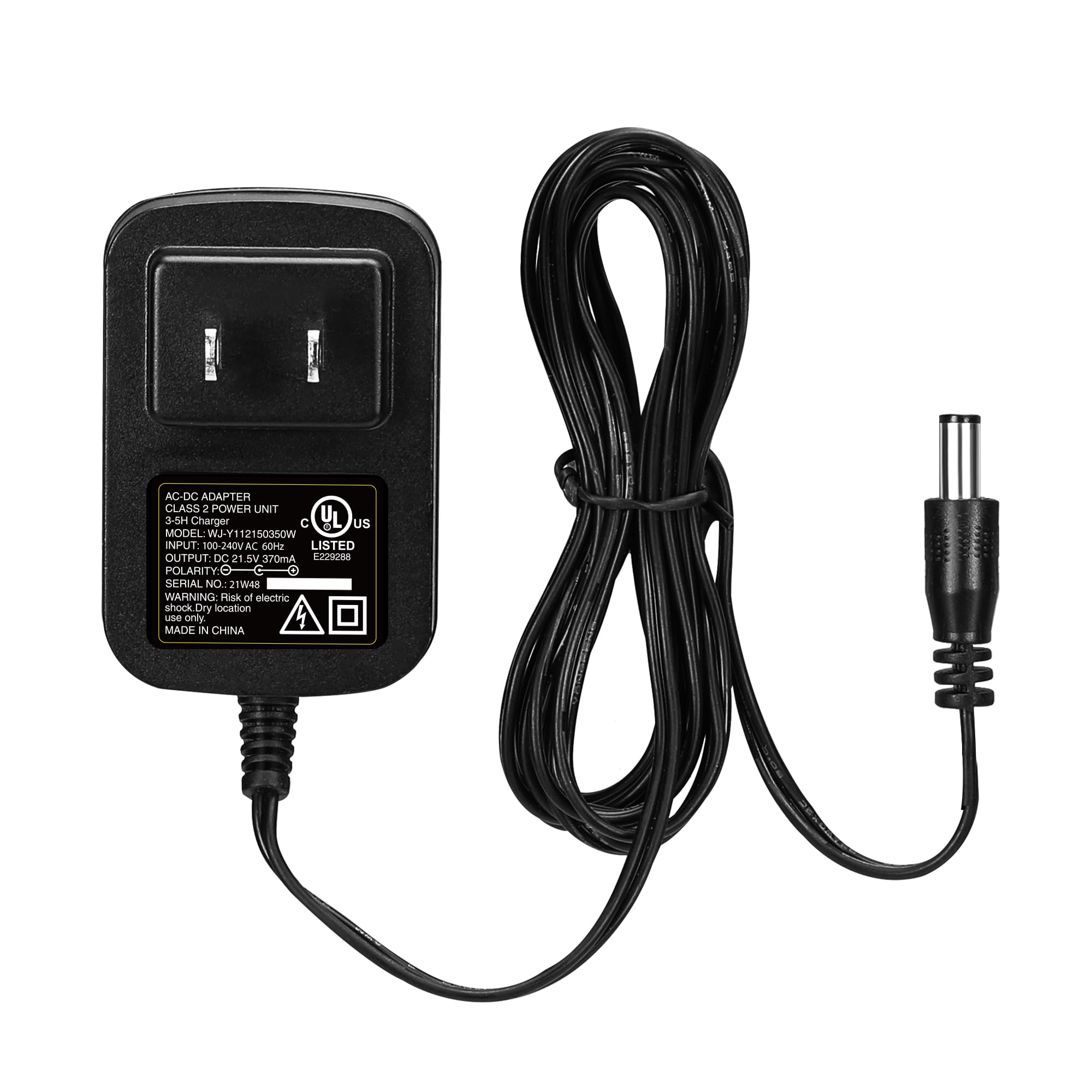 WORKPRO 20V Lithium-ion Drill Driver Replacement Charger Cord W004532A